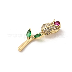 Латунные микро проложить кубического циркония подвески&nbsp;LS-KK-D408-10KCG-02