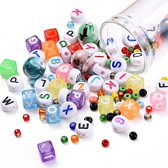 16 цвет 8/0 стеклянных круглых бисера&nbsp;DIY-YW0002-06