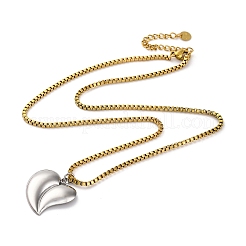 304 нержавеющая сталь летние пляжные подвески коробочные цепочки ожерелья&nbsp;NJEW-K389-01GP-01