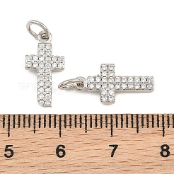 Pendentifs en laiton zircon cubique transparent&nbsp;CU-CBADC6C-05P-02
