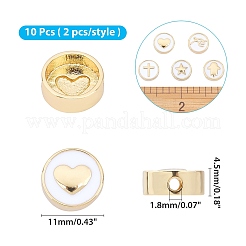 Латунь эмаль бисера&nbsp;KK-AR0001-89G