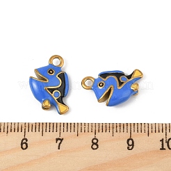 Подвески из нержавеющей стали 304 с эмалью&nbsp;STAS-P396-10G-02