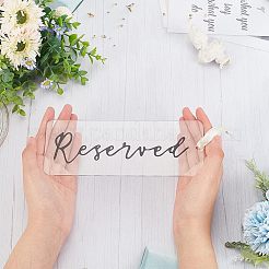 Акриловые зарезервированные подвесные таблички&nbsp;HJEW-PH01556