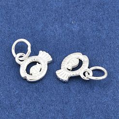 925 подвеска в виде рыбки из стерлингового серебра&nbsp;STER-A049-01B-S