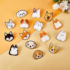 16 Stück Acryl-Hundebroschen-Set&nbsp;JBR112A