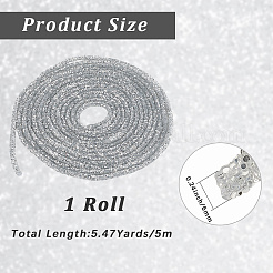 5м стеклянный шнур с блестками&nbsp;OCOR-CY0001-70C