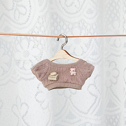 12шт миниатюрные деревянные вешалки для одежды для кукол&nbsp;DIY-FH0005-32C