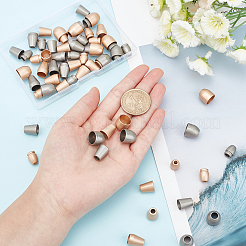 64 шт. 8-х стилевые наконечники для шнура из цинкового сплава&nbsp;FIND-CA0003-34