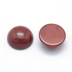 Natürlichen roten Jaspis-Cabochons&nbsp;X-G-P393-R44-12MM