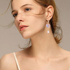100 pièce de boucles d'oreilles à levier en acier inoxydable 304&nbsp;STAS-BBC0011-10