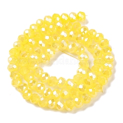 Запекание гальванических нитей стеклянных бусин&nbsp;LS-DGLA-A039-J6MM-B23