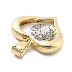 Реечное покрытие латунь с подвесками из кубического циркония&nbsp;KK-Q017-10C-G