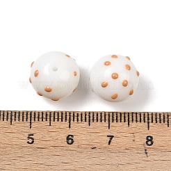 Выпечка окрашенные стеклянные бусины пряди&nbsp;LAMP-TAC0010-08