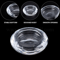 2 pieza de vasos de vidrio para velas&nbsp;AJEW-SC0004-47B