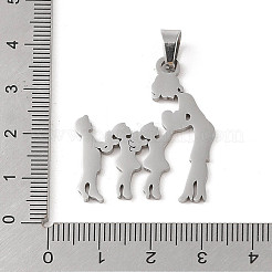 Не тускнеющие подвески из нержавеющей стали 304 на День матери&nbsp;STAS-U002-04P