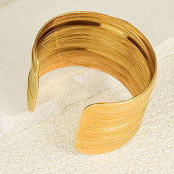 Стильные браслеты-манжеты из нержавеющей стали 304 в стиле хип-хоп для женщин&nbsp;EL2876-2