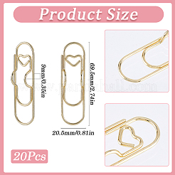 208 pince à stylo en acier au carbone pour carnet de notes et scrapbooking&nbsp;FIND-SP0003-01G