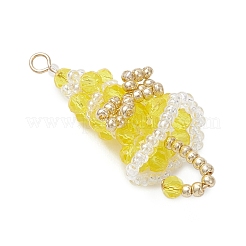 7шт стеклянные подвески&nbsp;PALLOY-MZ01164