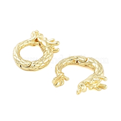 Покрытие стойки латунная застежка твистер&nbsp;KK-C056-10G