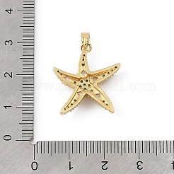 Pendentifs en laiton et strass style océan&nbsp;RB-CBA4B36-04G-07