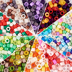 1000pcs 10 Farben handgemachte Bunte Malerei-Perlen&nbsp;LAMP-TA0001-29