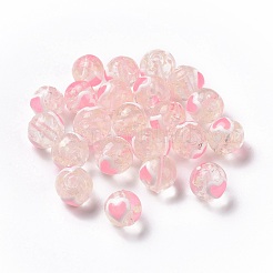 Lampwork lumineux fait main avec perles en émail&nbsp;LAMP-P058-02I