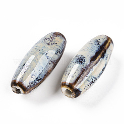 Abalorios de porcelana hechas a mano&nbsp;PORC-N008-07I