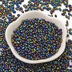 Непрозрачные стекла бисер&nbsp;SEED-K009-06B-04