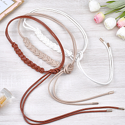 3 ceinture ventrale en cuir PU 3 couleurs pour femmes&nbsp;AJEW-CL0003-71A