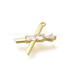 Латунные микро проложить кубического циркония подвески&nbsp;LS-KK-M310-01G-24