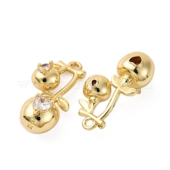 Латунные микро проложить кубического циркония подвески&nbsp;KK-F895-18D-G