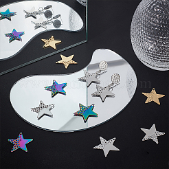 36 шт. 3-цветное ионное покрытие (IP) из нержавеющей стали 304 подвески&nbsp;STAS-UN0044-92