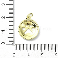 Кулоны Claer с кубическим цирконием из латуни&nbsp;KK-H475-45G