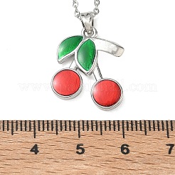 Colliers en laiton avec pendentif en émail&nbsp;SA-CBA7E55-01P