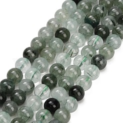 Natürlichen grünen Rutilquarz Perlen Stränge&nbsp;GG-CBAC678-A01-6mm