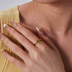 Простые и элегантные манжеты-змеи из нержавеющей стали 304&nbsp;IR8532