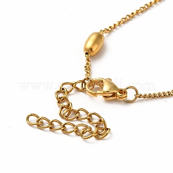 Ионное покрытие (ip) 304 нержавеющая сталь панцирные браслеты цепи&nbsp;BJEW-P292-01G