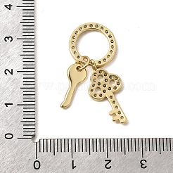 Messing micro pave klare zirkonia anhänger&nbsp;KK-H267-092G