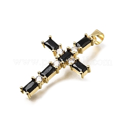 Pendentifs en laiton pavé de zirconiums cubiques de Pâques&nbsp;CU-E002-01E-G