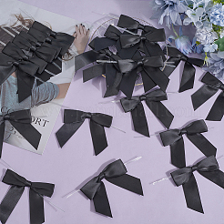 60 шт. полиэстеровых проволочных галстуков-бантов&nbsp;DIY-ME0002-57