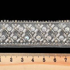 Кружевная отделка из полиэстера с цветочным узором&nbsp;OCOR-A007-30