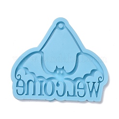 Летучая мышь со словом добро пожаловать кулон силиконовые Молды&nbsp;LS-DIY-F109-05