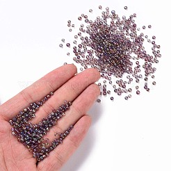 Perles de rocaille en verre rondes&nbsp;SEED-A007-3mm-176