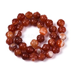 Окрашенные естественный агат бисер пряди&nbsp;G-T144-27C