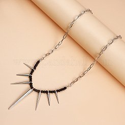 Punk-Choker-Halsketten aus Legierung&nbsp;WGE9FD8-01