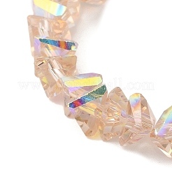 Chapelets de perles en verre transparente  &nbsp;EGLA-P061-04B-AB02
