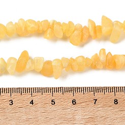 Fili di perline giada gialla naturale&nbsp;GG-NH0009-A02-02
