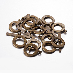 Chiusure toggle di sitle tibetano&nbsp;MLF1310Y-NF