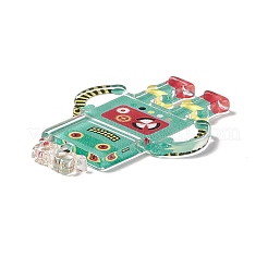 Подвески из прозрачного акрила с принтом&nbsp;TACR-G037-C01