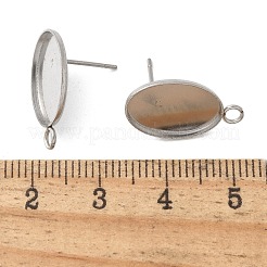 Orecchino a perno in acciaio inossidabile 304&nbsp;LS-STAS-C117-07P